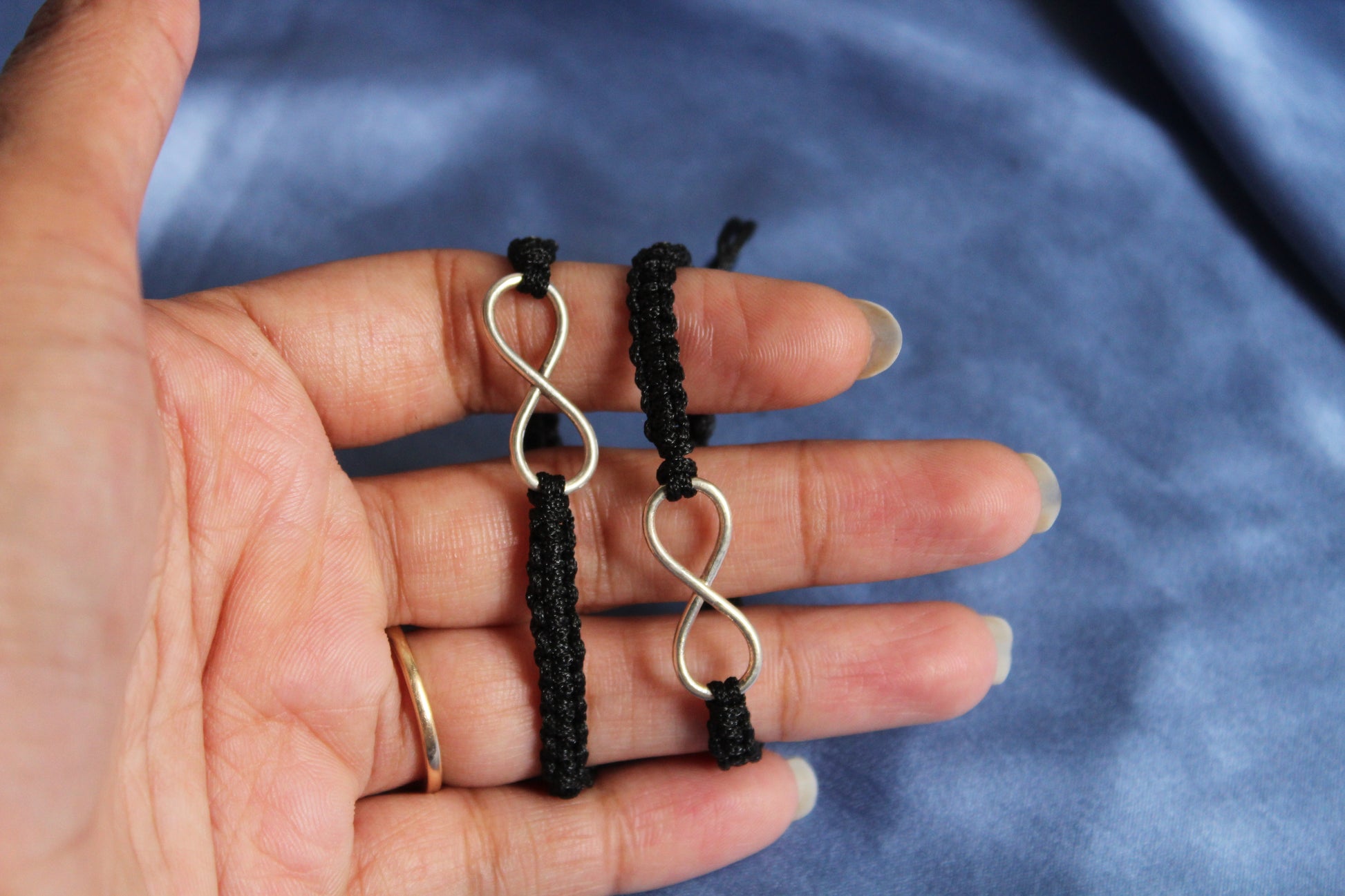 FOREVER TOGETHER Bracelet (Black Thread)
