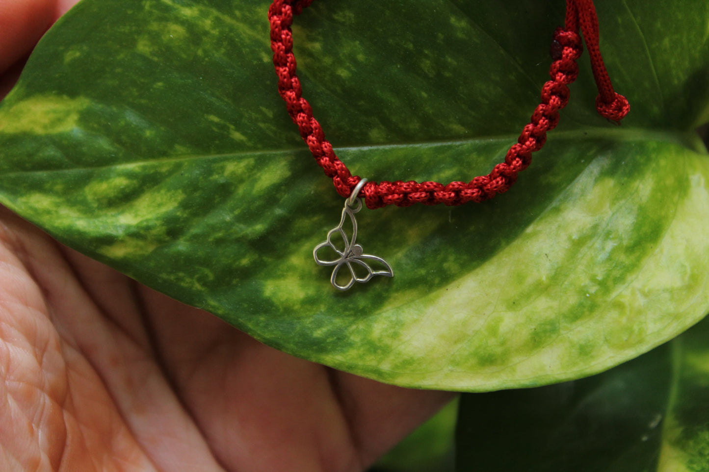 Butterfly Charm Bracelet ( Thread )