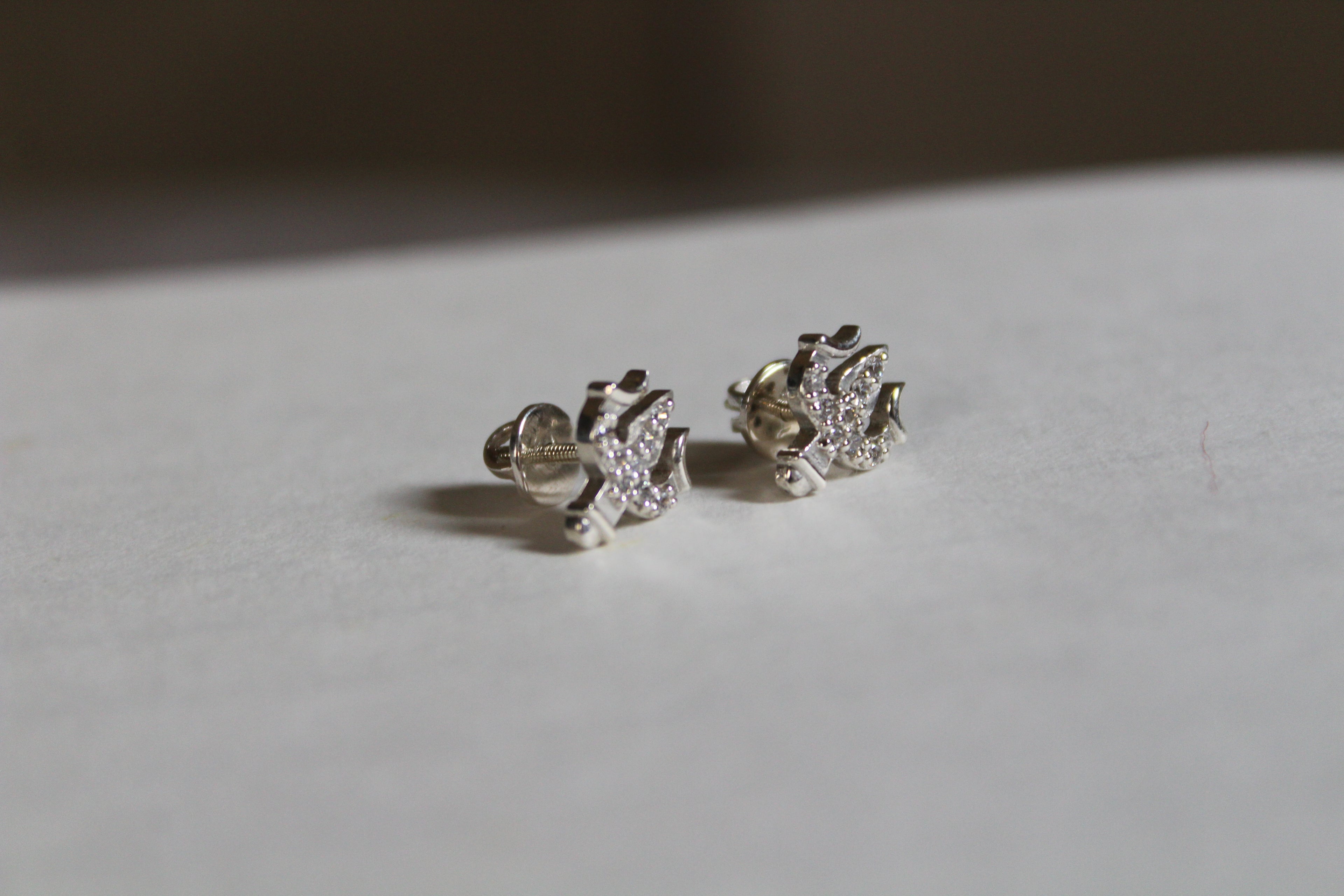 Trishul ear studs
