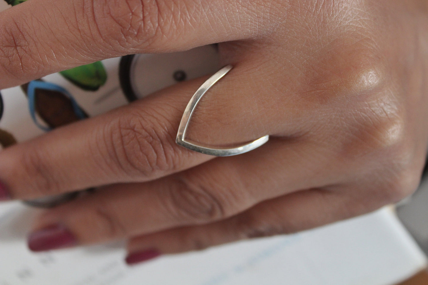 Double Side Curve Ring - Fankaarii