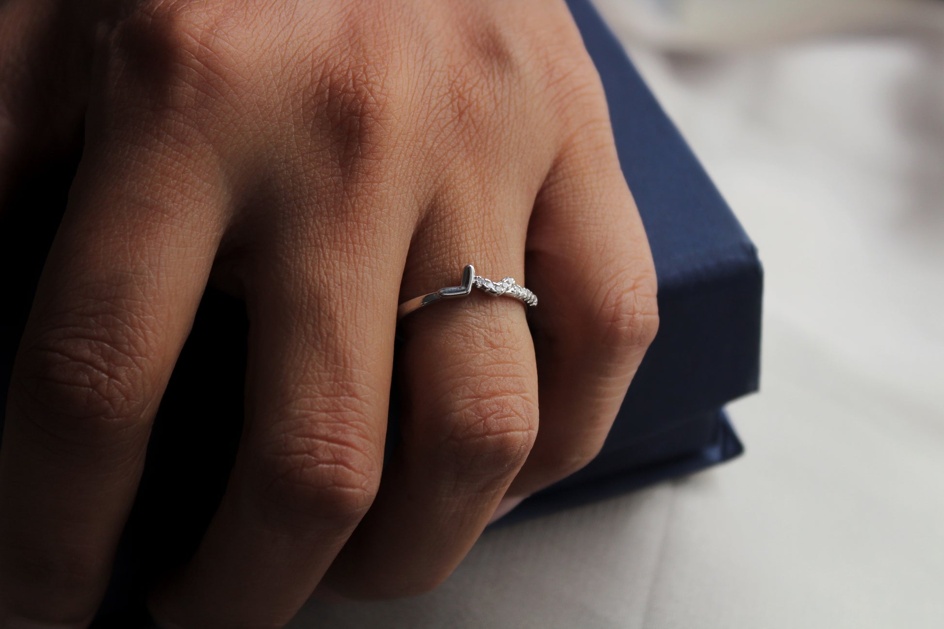 MEERA- Twin Heart Ring