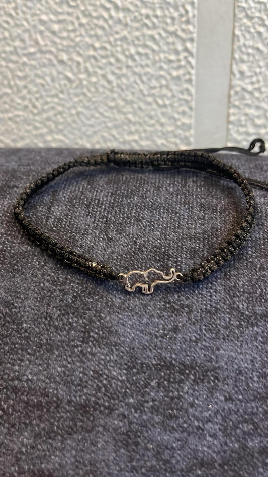 Cute Elephant Anklet ( Thread )