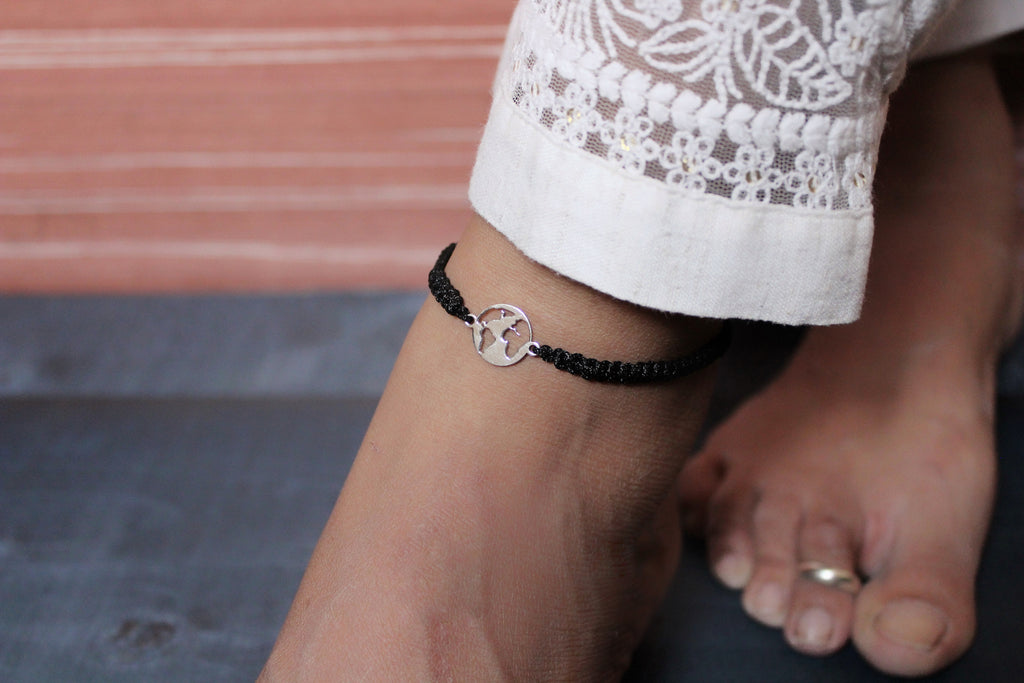 Planet Earth Anklet