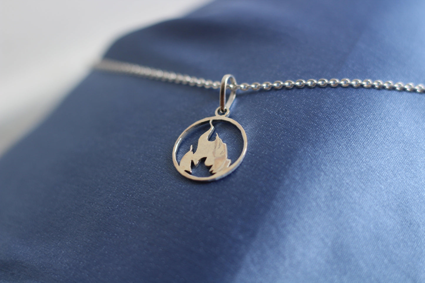 Elements of Nature- Fire pendant with Chain - Fankaarii