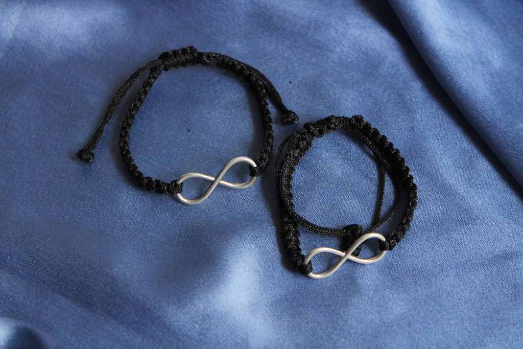 FOREVER TOGETHER Bracelet (Black Thread)