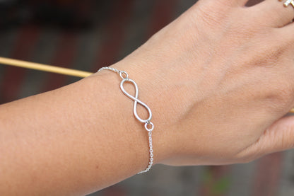 Infinity Silver Bracelet