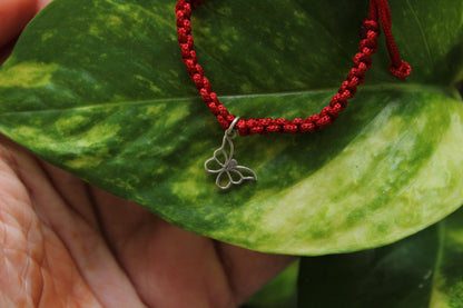 Butterfly Charm Bracelet ( Thread )