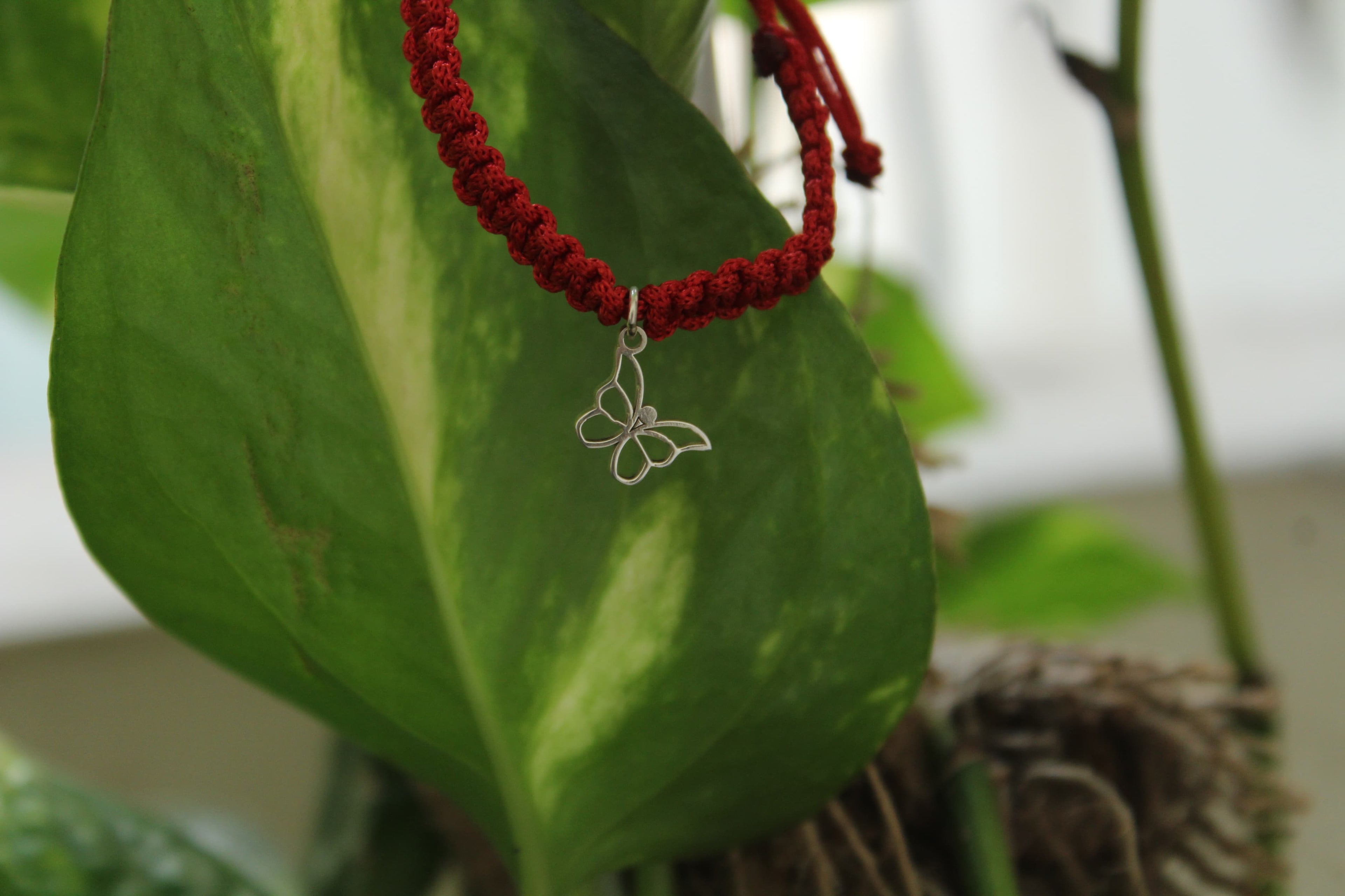 BUTTERFLY Charm Bracelet (Thread)