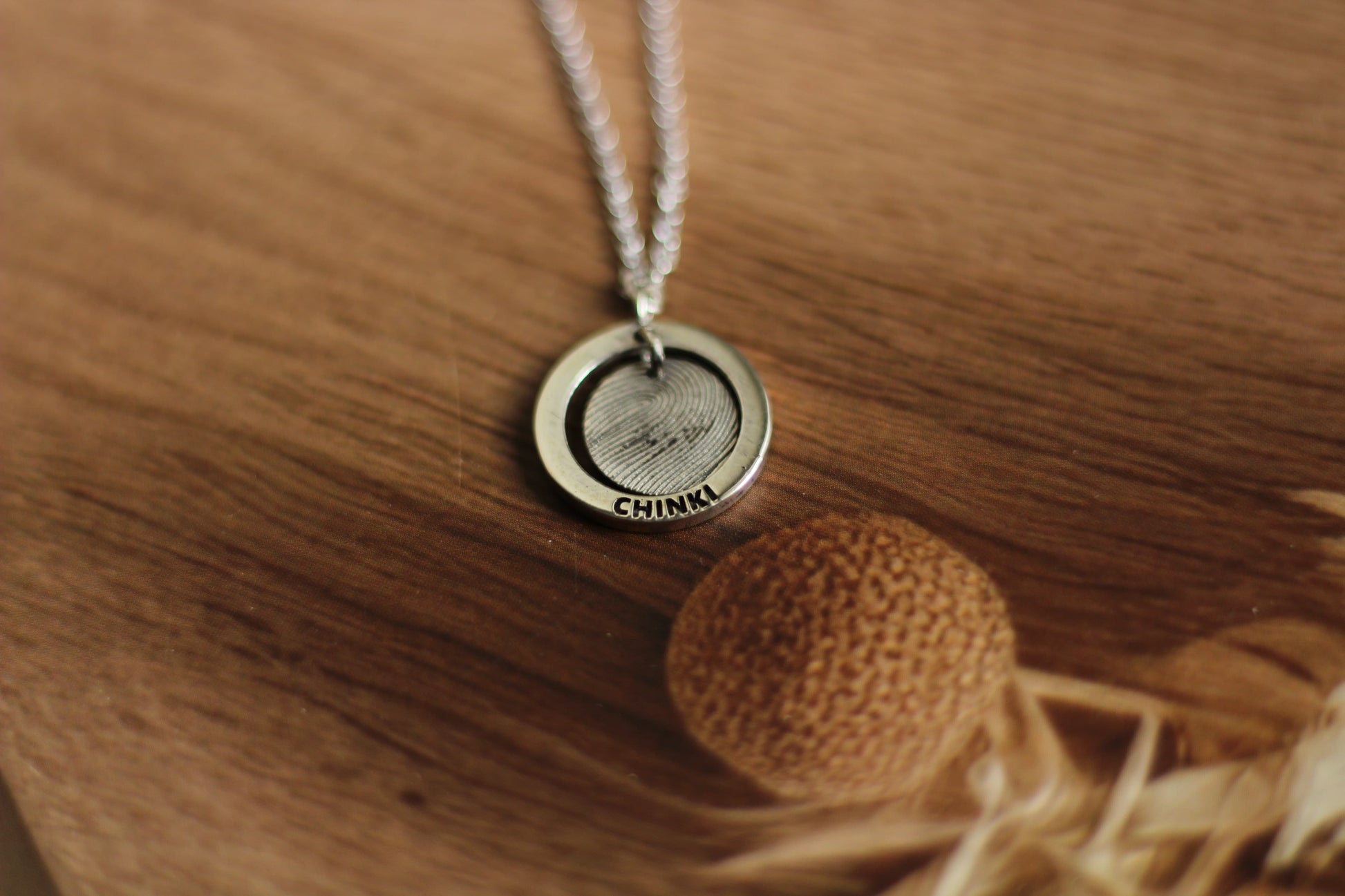 SAAYA Fingerprint Pendant (With Chain)